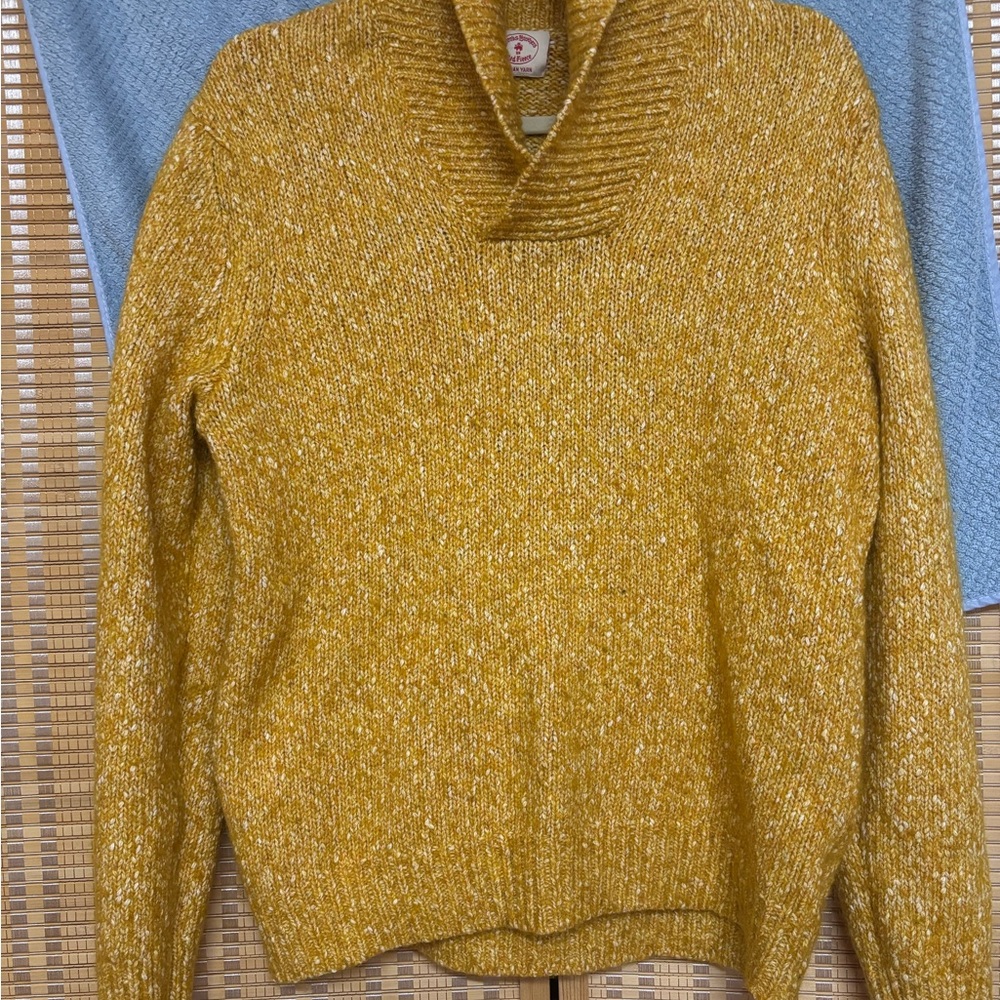 Brooks Brothers Yellow Knit Sweater